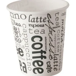 Beker van karton coffee tea cappuccino - Set van 2000 - Matfer Flo