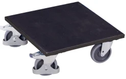 Meubelroller met ribbelrubber bodem - Draagvermogen 400 kg - Variofit